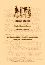 Náhled titulu - Zapletal Petr (*1965) - Indian Queen (English Country Dance) - arrangement