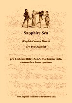 Náhled titulu - Zapletal Petr (*1965) - Sapphire Sea (English Country Dance) - arrangement