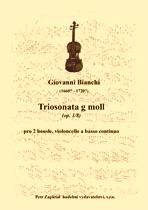Náhled titulu - Bianchi Giovanni (1660? - 1720?) - Triosonata g moll (op. 1/8)