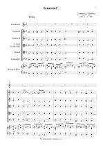 Náhled not [1] - Albinoni Tomaso (1671 - 1750) - Sonata in C