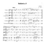Náhled not [1] - Anonym - Balletti a 5