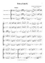 Náhled not [1] - Quantz Johann Joachim (1697 - 1773) - Sonata a 3 (in F)