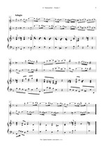 Náhled not [2] - Sammartini Giuseppe (1693 - 1750) - Sonata 1
