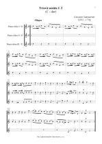 Náhled not [4] - Sammartini Giuseppe (1693 - 1750) - Triové sonáty č. 1 - 4