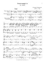 Náhled not [4] - Sammartini Giuseppe (1693 - 1750) - Triové sonáty č. 5 - 8