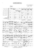 Náhled not [1] - Schickhardt Johann Christian (1681? - 1762) - Concerto I. (C - dur)