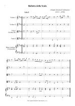Náhled not [1] - Schmelzer Johann Heinrich (1623 - 1680) - Balletto della Scala