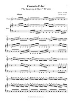 Náhled not [1] - Vivaldi Antonio (1678 - 1741) - Concerto F dur (La Tempesta di Mare, RV 433) - klav. výtah