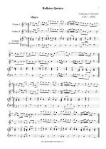 Náhled not [1] - Gabrielli Domenico (1651 - 1690) - Baletti 5 - 8 op. 1