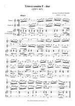 Náhled not [1] - Händel Georg Friedrich (1685 - 1759) - Triosonata F - dur (HWV 405)