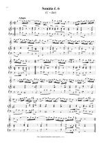 Náhled not [3] - Marcello Benedetto (1686 - 1739) - Sonáty pro zobcovou (in F) nebo příčnou flétnu a basso continuo č. 4 - 6