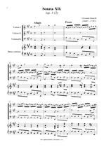 Náhled not [1] - Bianchi Giovanni (1660? - 1720?) - Triosonata A dur (op. 1/12)