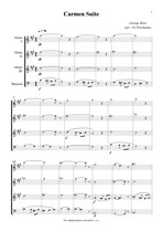 Náhled not [1] - Georges Bizet (1838 - 1875) - Carmen Suite (úprava Vít Procházka)
