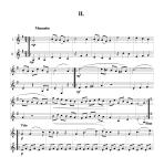 Náhled not [2] - Mozart Wolfgang Amadeus (1756 - 1791) - Čtyři dueta pro lesní rohy in F