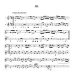 Náhled not [3] - Mozart Wolfgang Amadeus (1756 - 1791) - Čtyři dueta pro lesní rohy in F