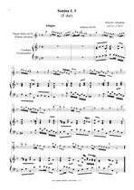 Náhled not [1] - Valentine Roberto (1674 - 1735?) - Sonáty č. 1 - 3