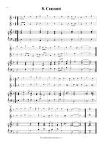 Náhled not [2] - Rosenmüller Johann (1619 - 1684) - Alemanden, Couranten, Balletten, Sarabanden 1. díl