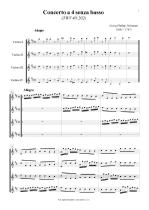 Náhled not [1] - Telemann Georg Philipp (1681 - 1767) - Concerto a 4 senza basso (TWV 40:202)