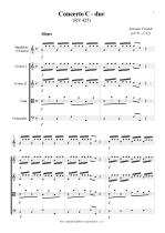 Náhled not [1] - Vivaldi Antonio (1678 - 1741) - Concerto C - dur (RV 425)