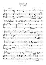 Náhled not [2] - Marcello Benedetto (1686 - 1739) - Sonáty pro zobcovou (in F) nebo příčnou flétnu a basso continuo č. 7 - 9