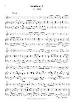 Náhled not [5] - Pepusch Johann Christoph (1667 - 1752) - Sonáty pro  sopránovou zobcovou flétnu a basso continuo č 1 - 3