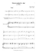 Náhled not [1] - Purcell Henry (1659 - 1695) - Triová sonáta Es - dur
