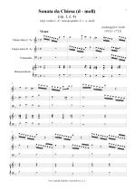Náhled not [1] - Corelli Arcangelo (1653 - 1713) - Sonata da Chiesa - úprava - op. 1, č. 4, d moll