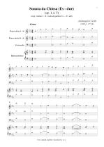 Náhled not [1] - Corelli Arcangelo (1653 - 1713) - Sonata da Chiesa - úprava - op. 1, č. 5, Es dur