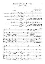 Náhled not [1] - Corelli Arcangelo (1653 - 1713) - Sonata da Chiesa - úprava - op. 1, č. 12, G dur