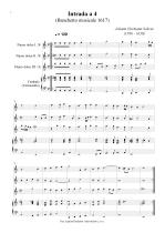 Náhled not [1] - Schein Johann Hermann (1586 - 1630) - Intrada and Paduana