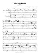 Náhled not [1] - Boismortier Joseph Bodin de (1689 - 1755) - Triová sonáta a - moll (op. 37/5)
