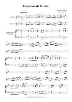 Náhled not [1] - Jommelli Niccolo (1714 - 1774) - Triová sonáta D - dur