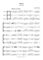 Náhled not [1] - Hook James (1746 - 1827) - Trio I. (op. 83)
