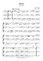 Náhled not [1] - Hook James (1746 - 1827) - Trio I. (op. 83) - úprava