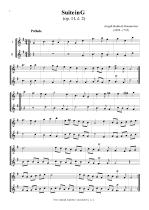Náhled not [1] - Boismortier Joseph Bodin de (1689 - 1755) - Suite in G