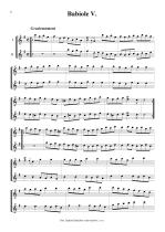Náhled not [3] - Naudot Jacques Christophe (1690 - 1762) - Babioles IV. - VI. (suites for 2 soprano instruments) g1 - c3