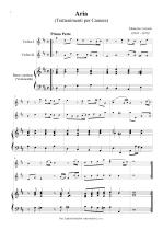 Náhled not [1] - Cazzati Maurizio (1616 - 1678) - Čtyři skladby ze sbírky „Trattenimenti per camera“