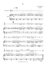 Náhled not [1] - Zapletal Petr (*1965) - Skladbičky II. pro zobcovou flétnu a klavír