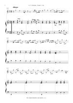 Náhled not [2] - Telemann Georg Philipp (1681 - 1767) - Sonata in C major (TWV 41:C3, Methodische Sonaten)