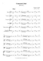 Náhled not [1] - Vivaldi Antonio (1678 - 1741) - Concerto in G major (RV 437)