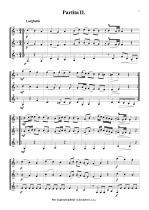 Náhled not [3] - Dusek Frantisek Xaver (1731 - 1799) - Three partitas - arrangement