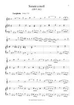 Náhled not [5] - Händel Georg Friedrich (1685 - 1759) - Sonáty pro zobcovou flétnu a basso continuo (HWV 360, 362)