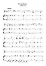 Náhled not [5] - Händel Georg Friedrich (1685 - 1759) - Sonáty pro zobcovou flétnu a basso continuo (HWV 369, 377)