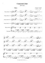 Náhled not [1] - Vivaldi Antonio (1678 - 1741) - Concerto in G major (RV 435) - arrangement