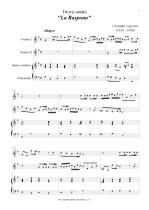Náhled not [1] - Legrenzi Giovanni (1626 - 1690) - „Sonata La Raspona“