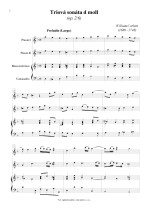Náhled not [1] - Corbett William (1680 - 1748) - Triová sonáta d moll (op. 2/6)