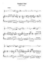 Náhled not [4] - Händel Georg Friedrich (1685 - 1759) - Sonáty pro hoboj a basso continuo (B dur, F dur, HWV 357, 363a)