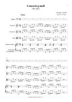 Náhled not [1] - Vivaldi Antonio (1678 - 1741) - Concerto g moll