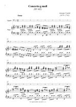Náhled not [1] - Vivaldi Antonio (1678 - 1741) - Concerto in G minor (RV 495) (piano reduction)