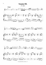 Náhled not [9] - Sieber Ignaz (? - 1761) - Sonatas 1 - 3